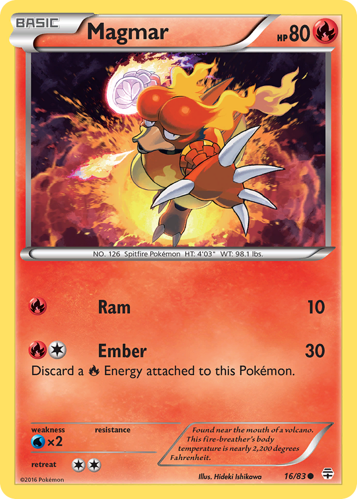 Magmar (16/83) [XY: Generations] Pokémon