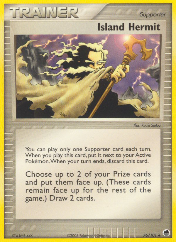 Island Hermit (76/101) [EX: Dragon Frontiers] Pokémon