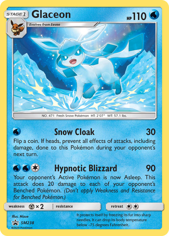 Glaceon (SM238) [Sun & Moon: Black Star Promos] Pokémon