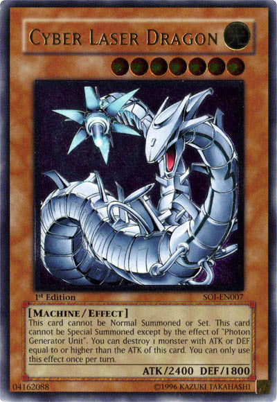 Cyber Laser Dragon (UTR) [SOI-EN007] Ultimate Rare Yu-Gi-Oh!