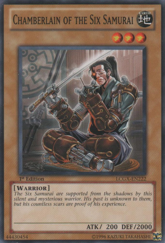 Chamberlain of the Six Samurai [LCGX-EN222] Common Yu-Gi-Oh!