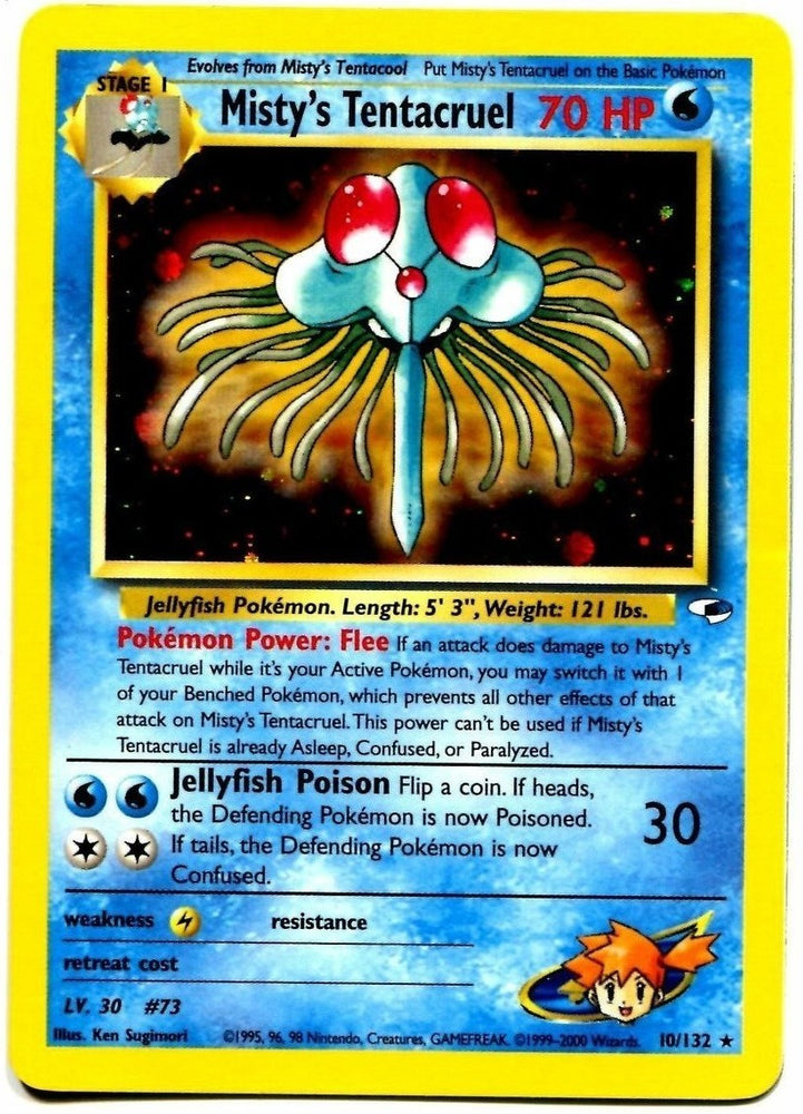 Misty's Tentacruel (10/132) [Gym Heroes Unlimited] Pokémon