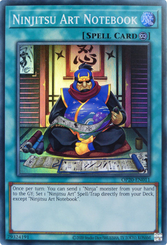 Ninjitsu Art Notebook [OP20-EN011] Super Rare Yu-Gi-Oh!
