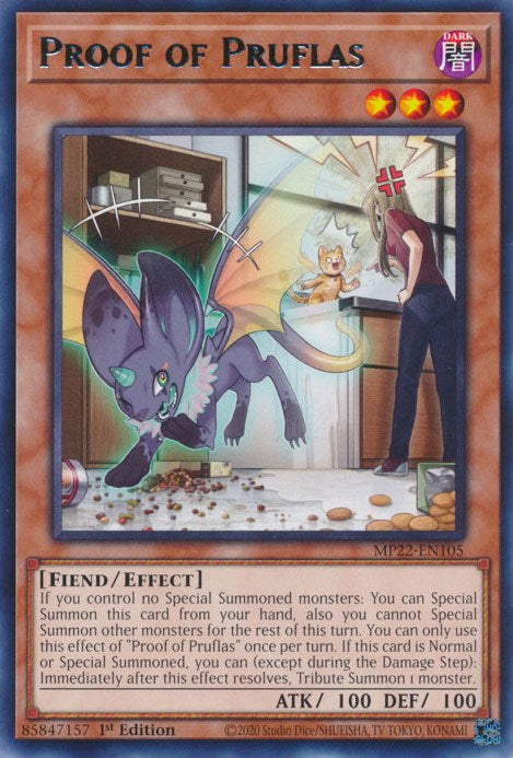 Proof of Pruflas [MP22-EN105] Rare Yu-Gi-Oh!
