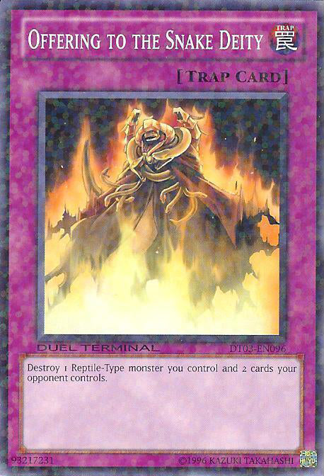 Offering to the Snake Deity [DT03-EN096] Common Yu-Gi-Oh!