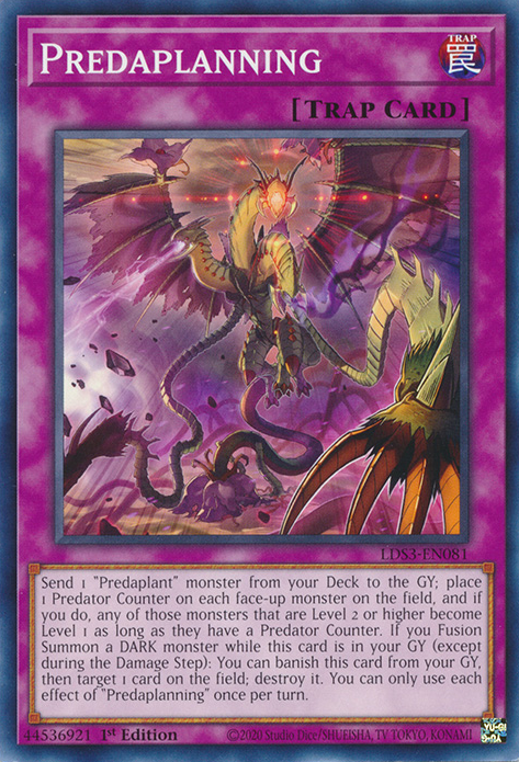 Predaplanning [LDS3-EN081] Common Yu-Gi-Oh!
