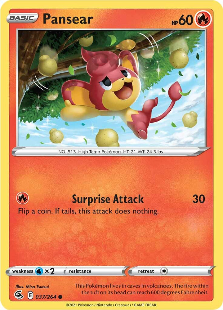 Pansear (037/264) [Sword & Shield: Fusion Strike] Pokémon