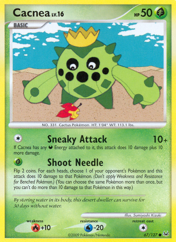 Cacnea (67/127) [Platinum: Base Set] Pokémon