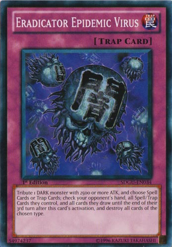 Eradicator Epidemic Virus [SDGU-EN034] Common Yu-Gi-Oh!