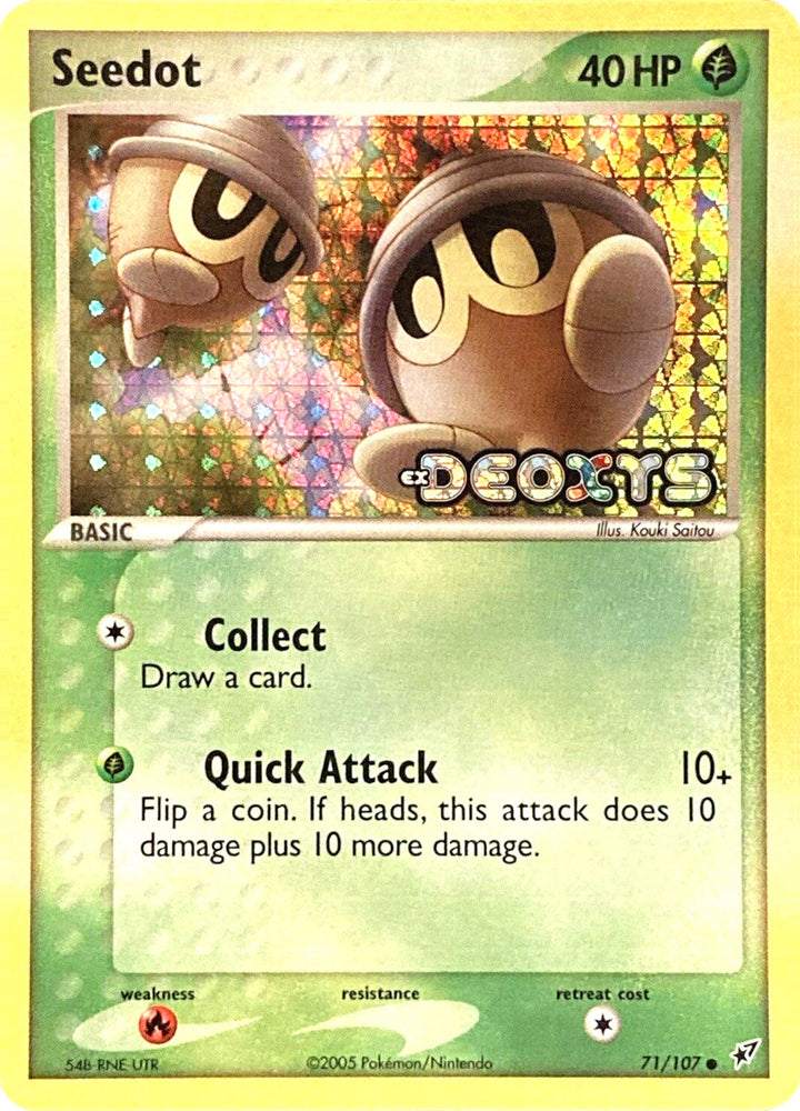 Seedot (71/107) (Stamped) [EX: Deoxys] Pokémon