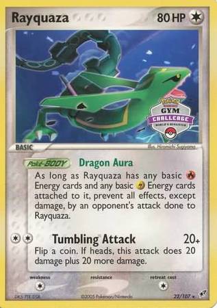 Rayquaza (22/107) (Gym Challenge Promo) [EX: Deoxys] Pokémon