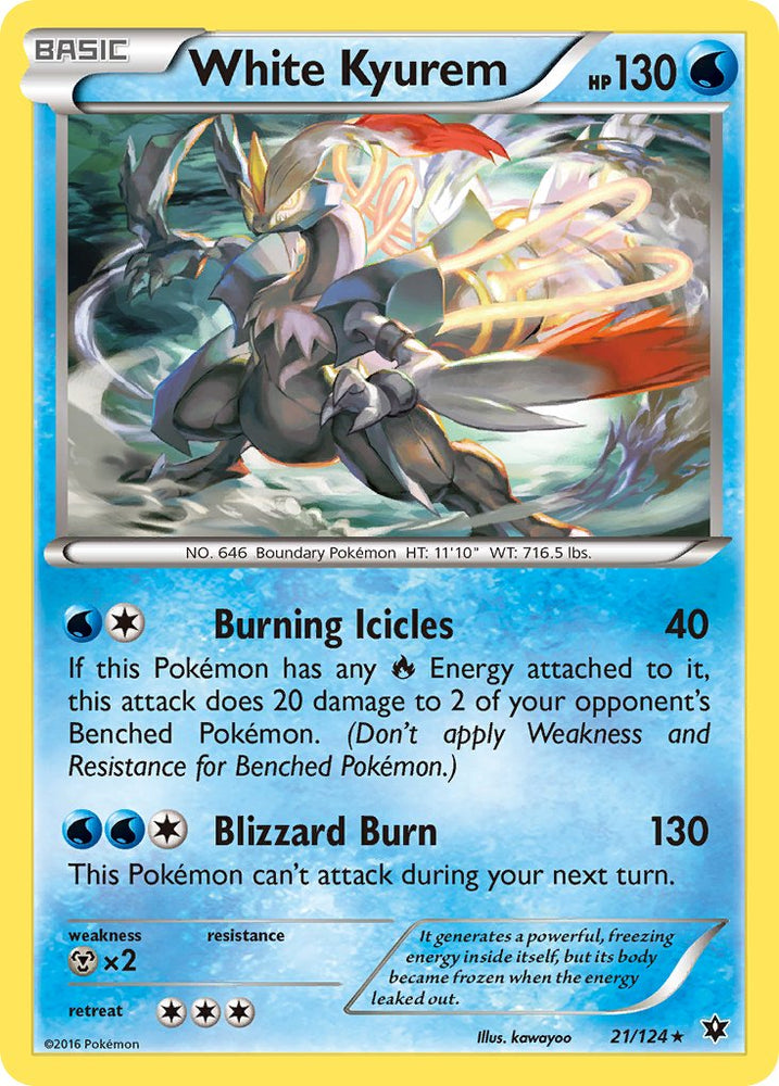 White Kyurem (21/124) (Theme Deck Exclusive) [XY: Fates Collide] Pokémon