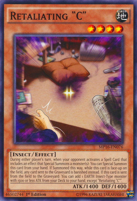 Retaliating "C" [MP16-EN076] Common Yu-Gi-Oh!