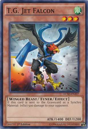 T.G. Jet Falcon [LC5D-EN207] Common Yu-Gi-Oh!