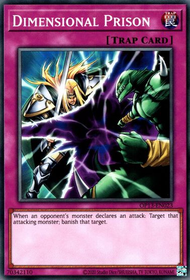 Dimensional Prison [OP13-EN023] Common Yu-Gi-Oh!