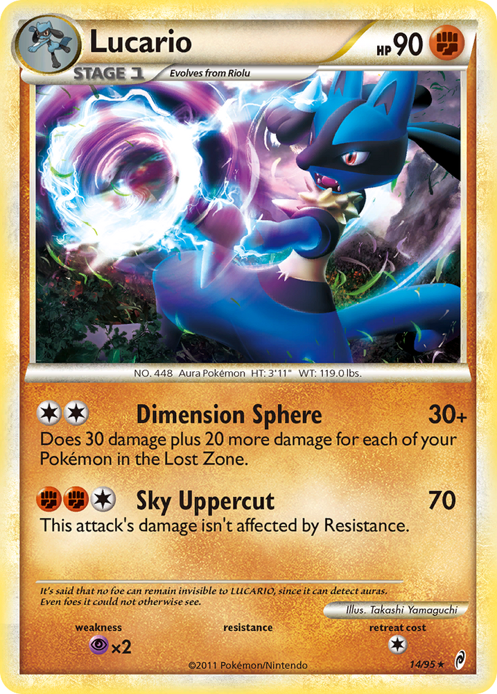 Lucario (14/95) [HeartGold & SoulSilver: Call of Legends] Pokémon