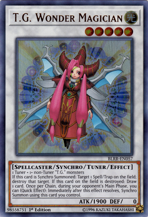 T.G. Wonder Magician [BLRR-EN057] Ultra Rare Yu-Gi-Oh!