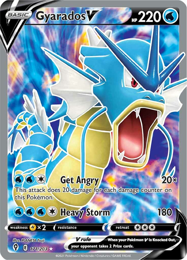 Gyarados V (171/203) [Sword & Shield: Evolving Skies] Pokémon