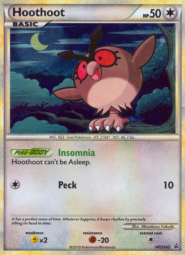 Hoothoot (HGSS05) [HeartGold & SoulSilver: Black Star Promos] Pokémon