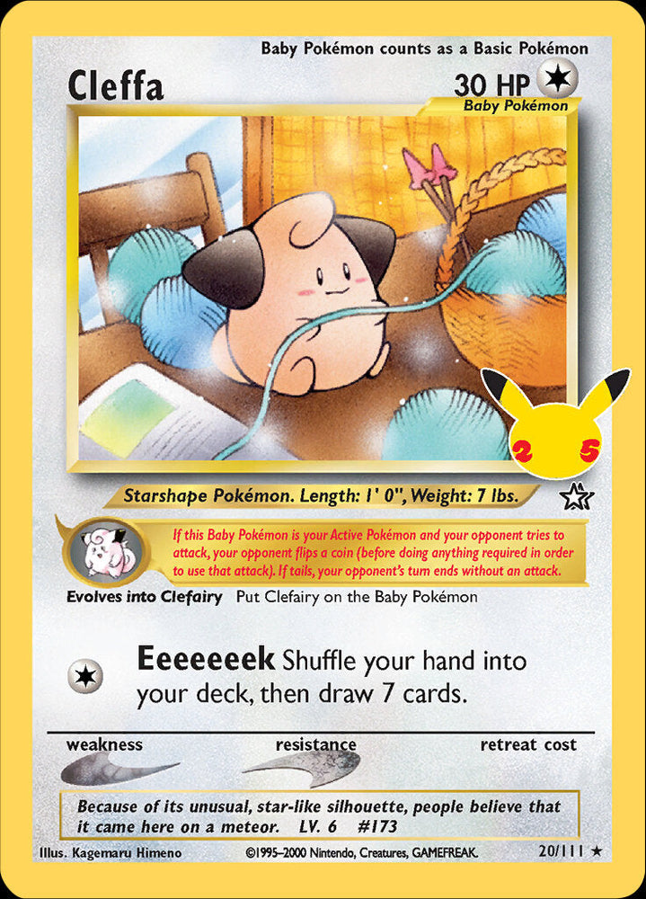 Cleffa (20/111) [Celebrations: 25th Anniversary - Classic Collection] Pokémon