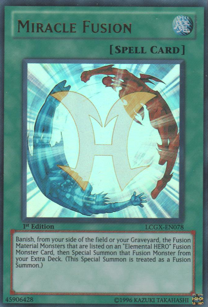 Miracle Fusion [LCGX-EN078] Ultra Rare Yu-Gi-Oh!