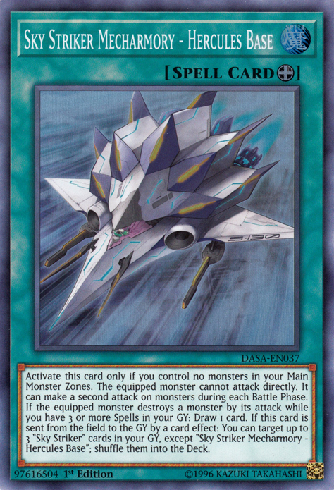 Sky Striker Mecharmory - Hercules Base [DASA-EN037] Super Rare Yu-Gi-Oh!
