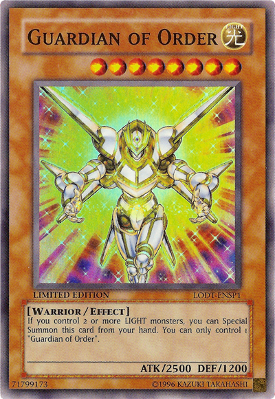 Guardian of Order [LODT-ENSP1] Super Rare Yu-Gi-Oh!