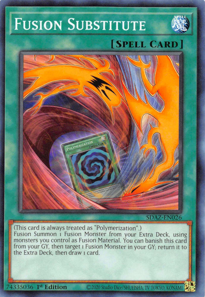 Fusion Substitute [SDAZ-EN026] Common Yu-Gi-Oh!