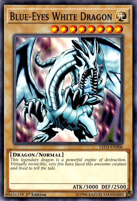 Blue-Eyes White Dragon [LED3-EN006] Common Yu-Gi-Oh!