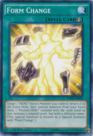 Form Change [SDHS-EN020] Common - Yugioh Cards For Your TCG Needs!