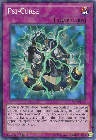Psi-Curse [BP03-EN217] Shatterfoil Rare Yu-Gi-Oh!