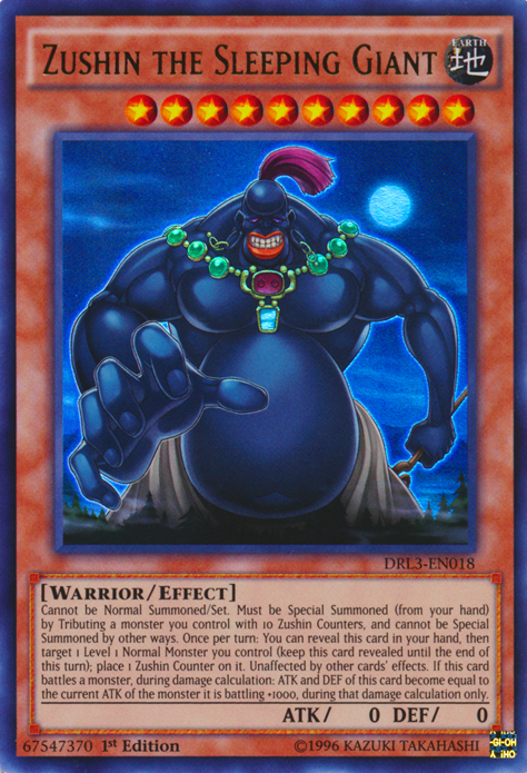 Zushin the Sleeping Giant [DRL3-EN018] Ultra Rare Yu-Gi-Oh!