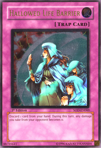 Hallowed Life Barrier [SOD-EN060] Ultimate Rare Yu-Gi-Oh!