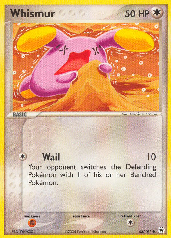 Whismur (82/101) [EX: Hidden Legends] Pokémon