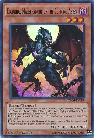 Draghig, Malebranche of the Burning Abyss [CROS-EN082] Super Rare Yu-Gi-Oh!