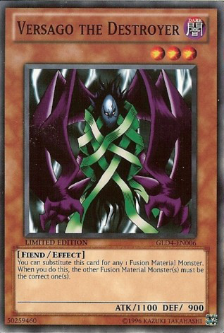Versago the Destroyer [GLD4-EN006] Common Yu-Gi-Oh!