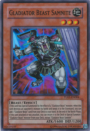 Gladiator Beast Samnite [TU01-EN004] Super Rare Yu-Gi-Oh!