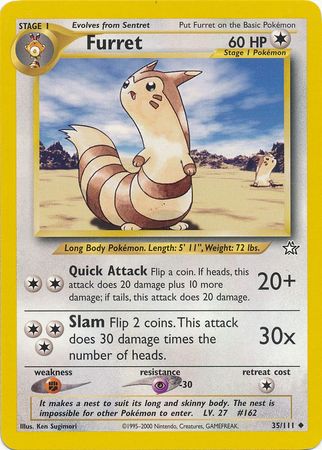 Furret (35/111) [Neo Genesis Unlimited] Pokémon