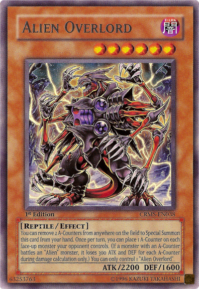 Alien Overlord [CRMS-EN038] Rare Yu-Gi-Oh!