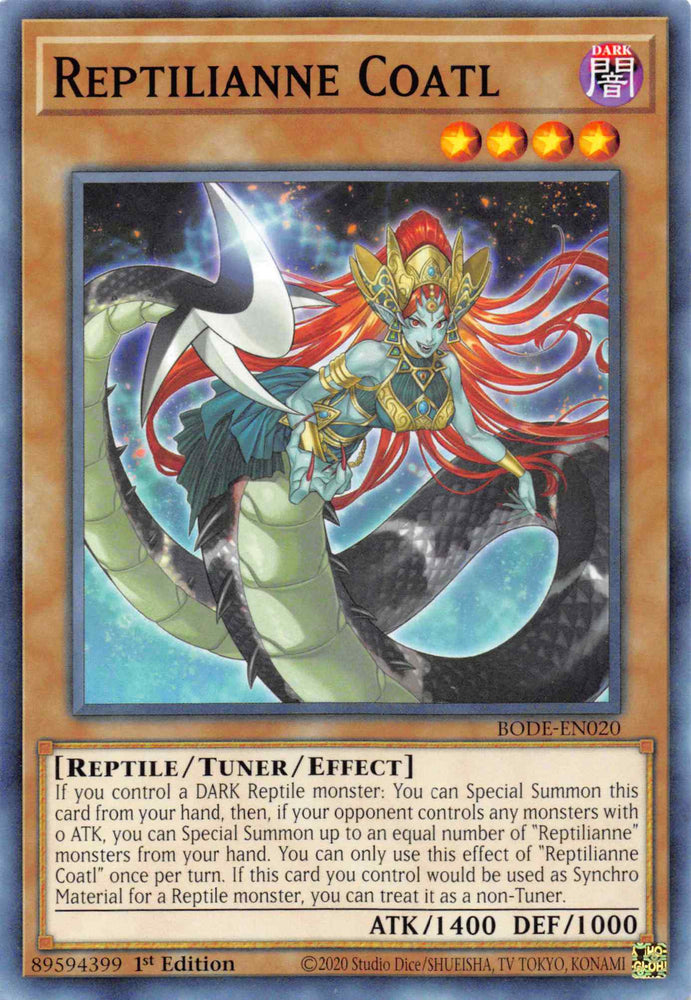 Reptilianne Coatl [BODE-EN020] Common Yu-Gi-Oh!
