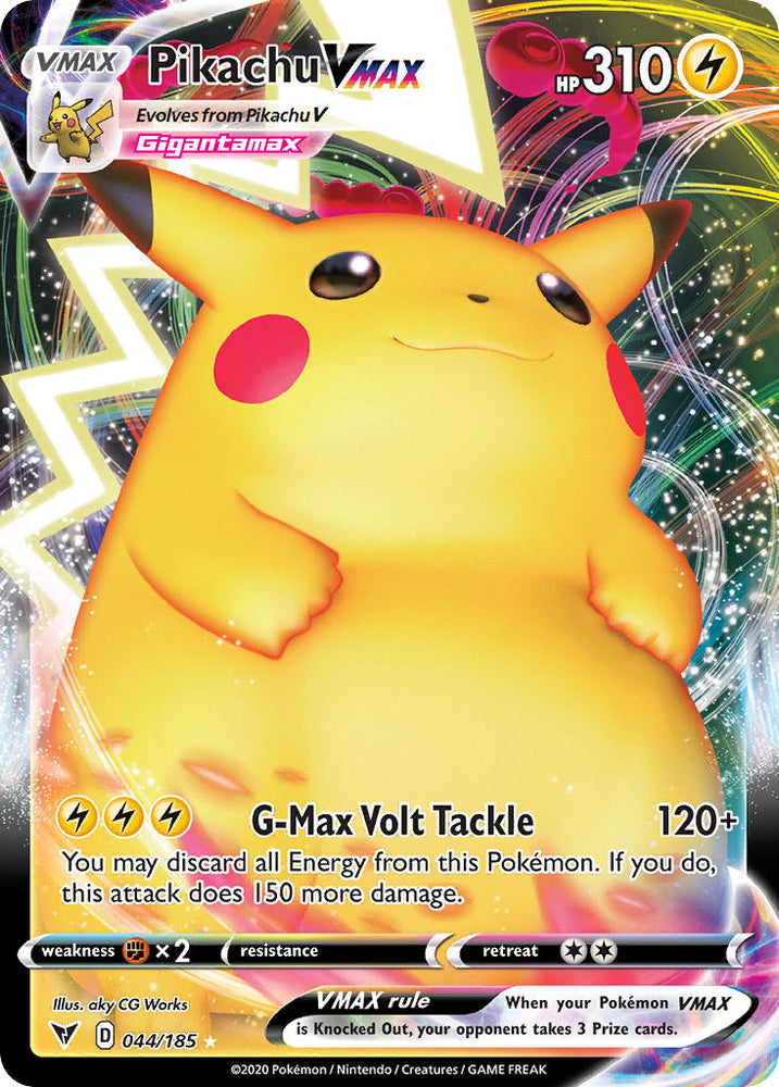 Pikachu VMAX (044/185) [Sword & Shield: Vivid Voltage] Pokémon