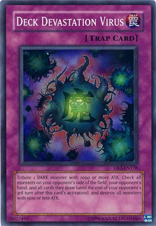 Deck Devastation Virus [DR3-EN178] Super Rare Yu-Gi-Oh!