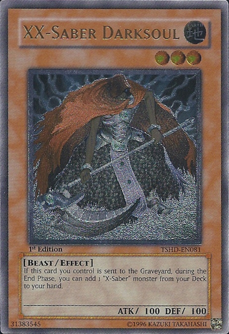 XX-Saber Darksoul [TSHD-EN081] Ultimate Rare Yu-Gi-Oh!