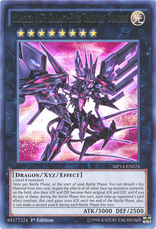 Number 107: Galaxy-Eyes Tachyon Dragon [MP14-EN024] Ultra Rare Yu-Gi-Oh!