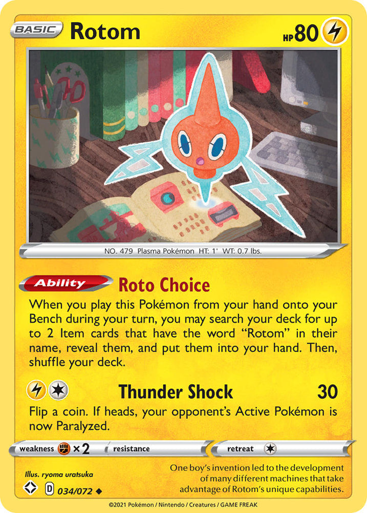 Rotom (034/072) [Sword & Shield: Shining Fates] Pokémon