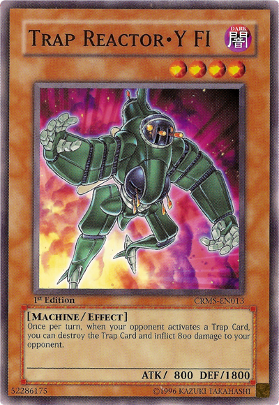 Trap Reactor - Y FI [CRMS-EN013] Common Yu-Gi-Oh!
