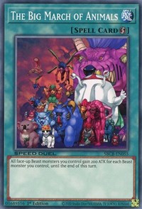 The Big March of Animals [SBCB-EN055] Common Yu-Gi-Oh!