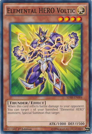 Elemental Hero Voltic [SDHS-EN004] Common Yu-Gi-Oh!