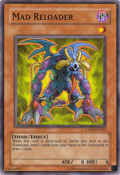 Mad Reloader (GX Tag Force 2) [GX04-EN001] Super Rare Yu-Gi-Oh!