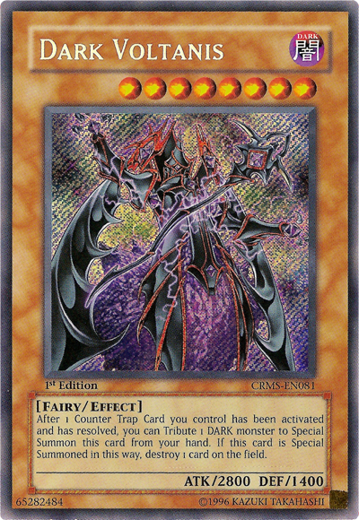 Dark Voltanis [CRMS-EN081] Secret Rare Yu-Gi-Oh!
